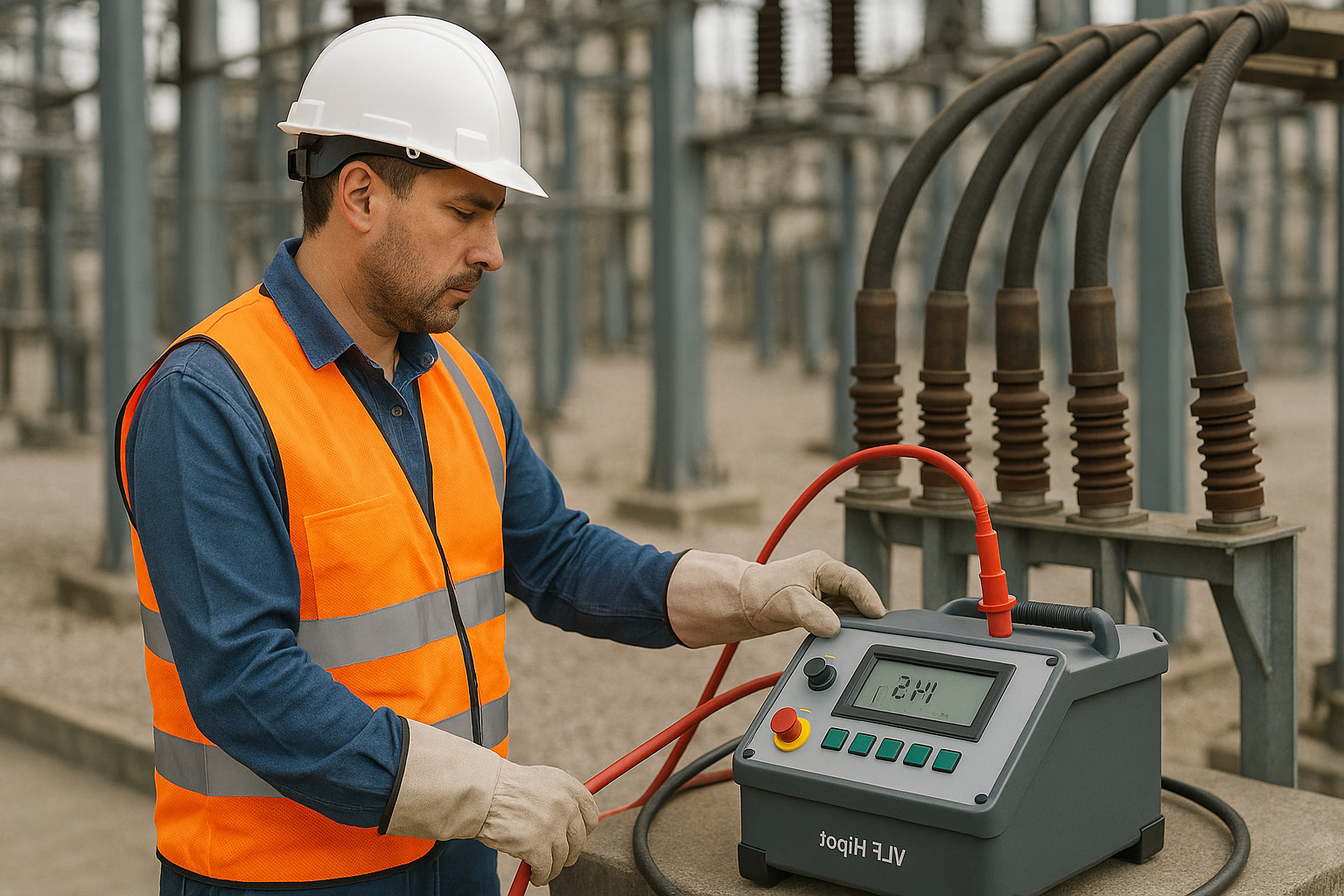 Subestación eléctrica de alta tensión